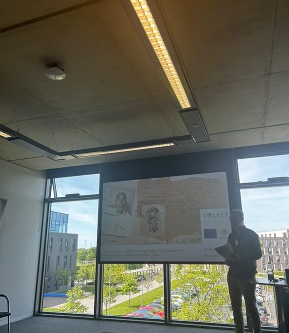 Project Presentation, ‘Imperial Loyalty, Legibility and Legal Rights: The Function of the Veteran’s Card in Interwar French West Africa’, HIDDEN Cost Action Conference, Maynooth University, 15 May 2025.